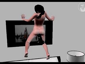 Сюжетный порно мультик с русскими субтитрам с фантастической секс сценой